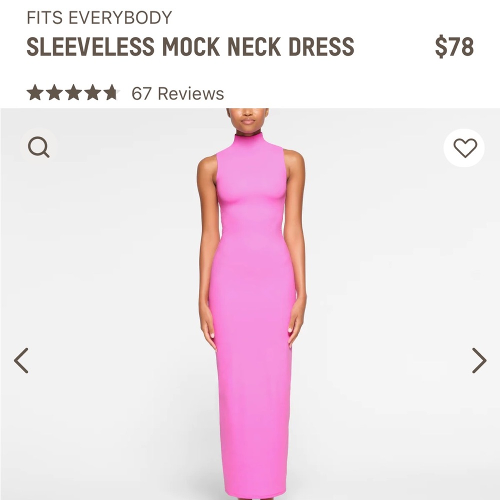 COPY - Pink Sold Out SKIMS Dress